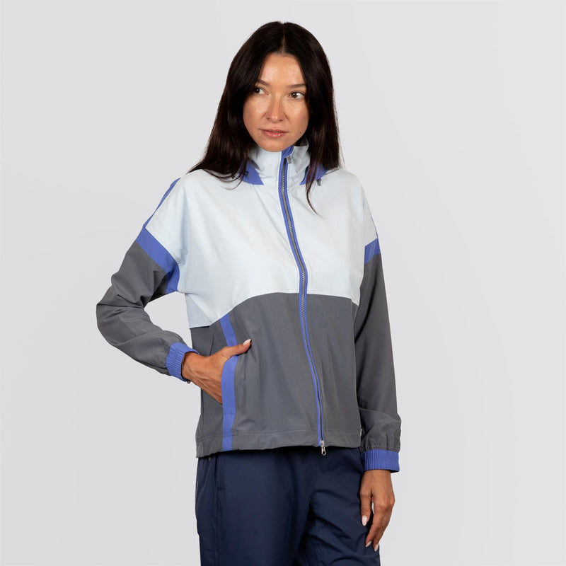 Womens Nicki Windbreaker Jacket Cloud/Stingray