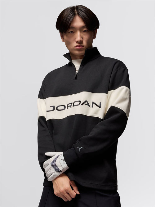 Jordan Dri-FIT Half Zip Mid Layer Black/Sail/Dark Shadow