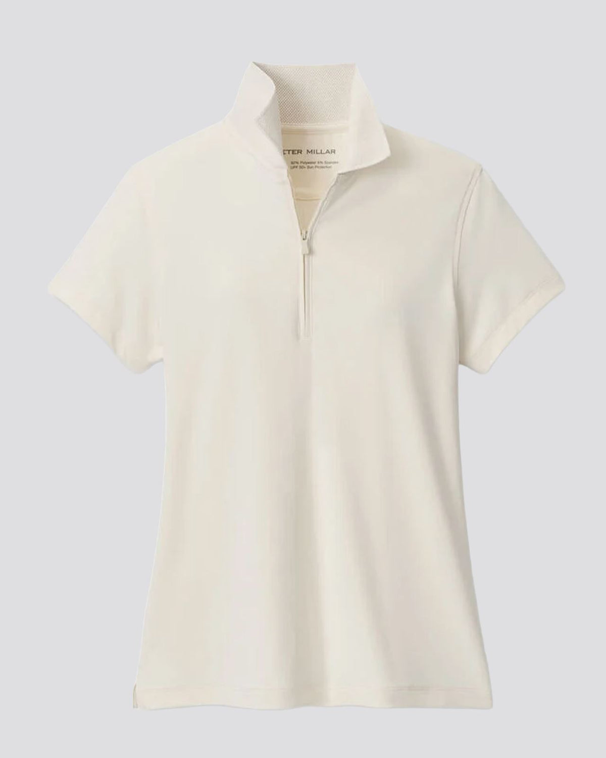Womens Keswick Zip Neck Polo Ivory