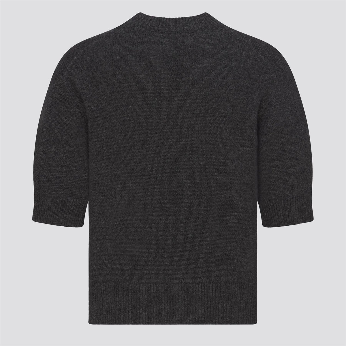 Womens Sally Cashmere Crew Black Heather