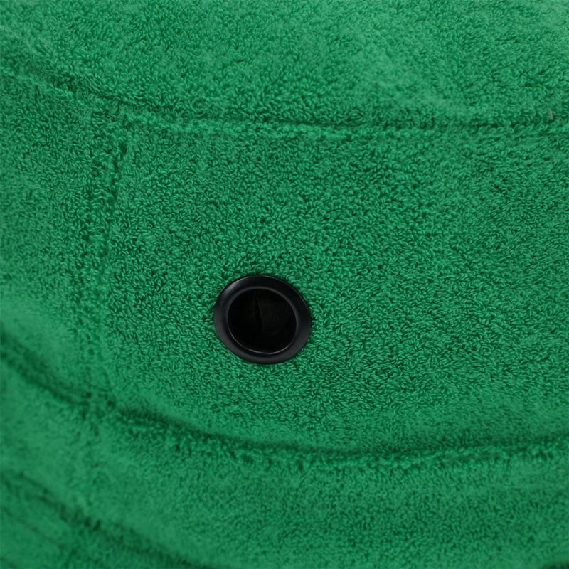 Womens Terry Towel Sport Bucket Hat Bright Green