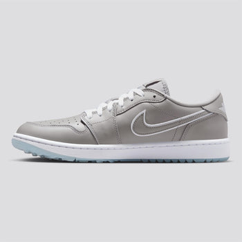 Jordan Golf Air Jordan 1 Low Spikeless Golf Shoe Medium Grey/White