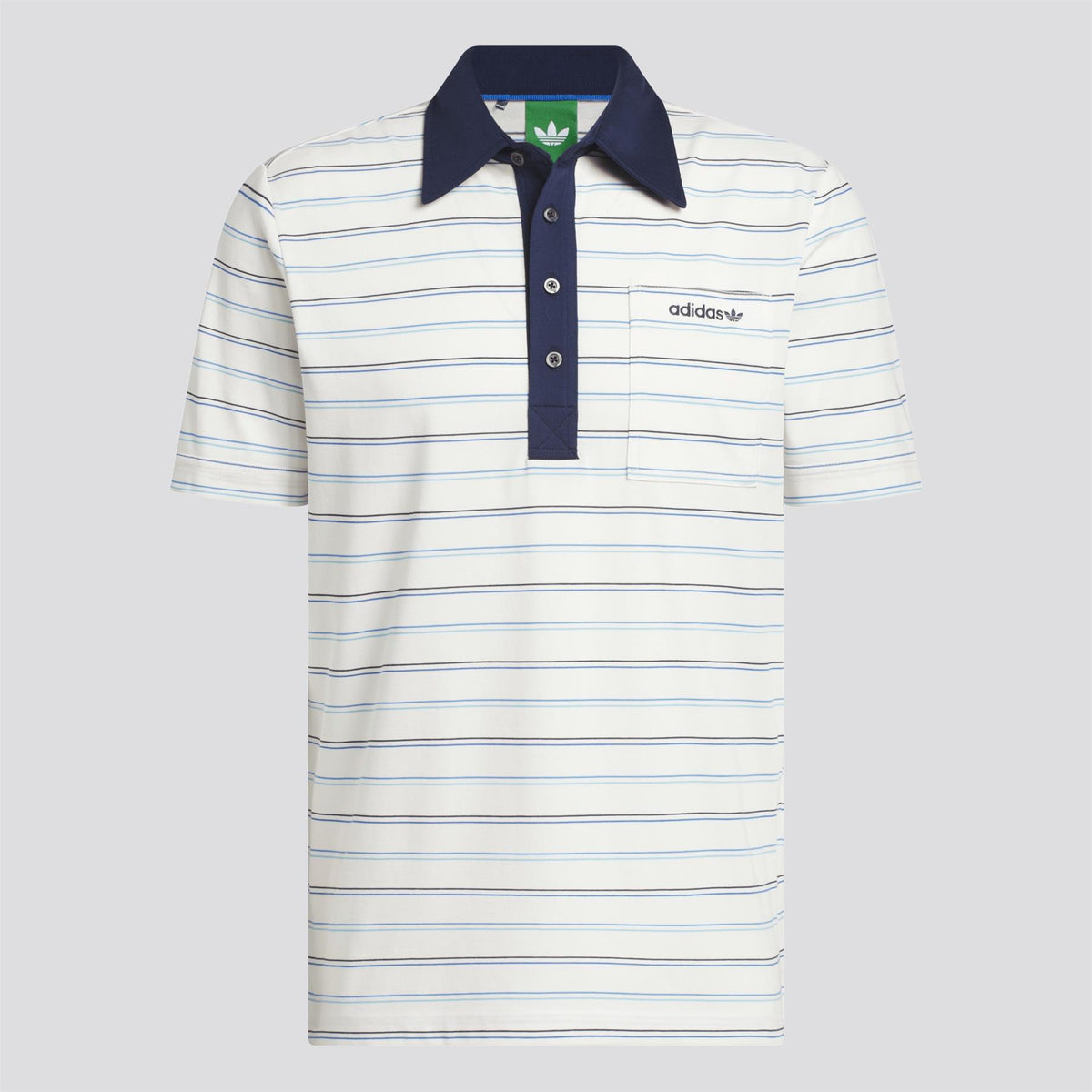 Originals Archive Stripe Polo Chalk White