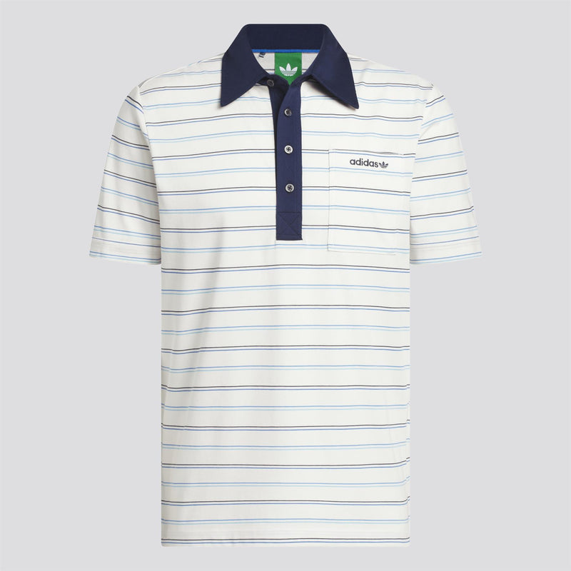 Originals Archive Stripe Polo Chalk White