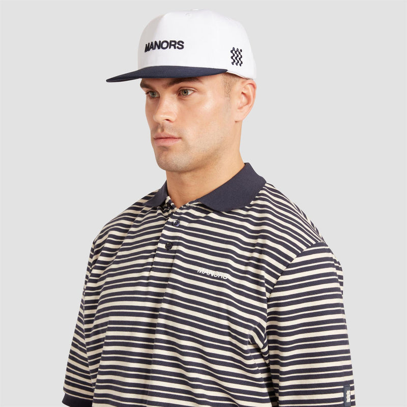Two Tone Crown Cap White