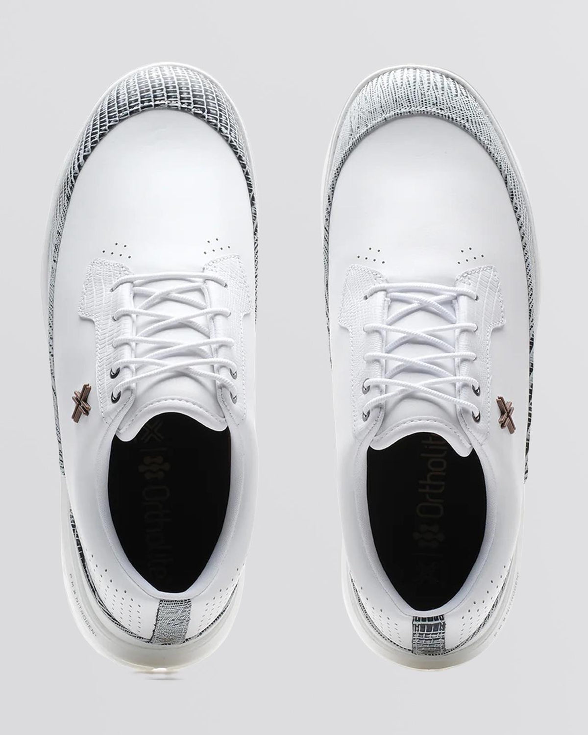 Moving Day SC RS Spiked Golf Shoes White/Black/Snake