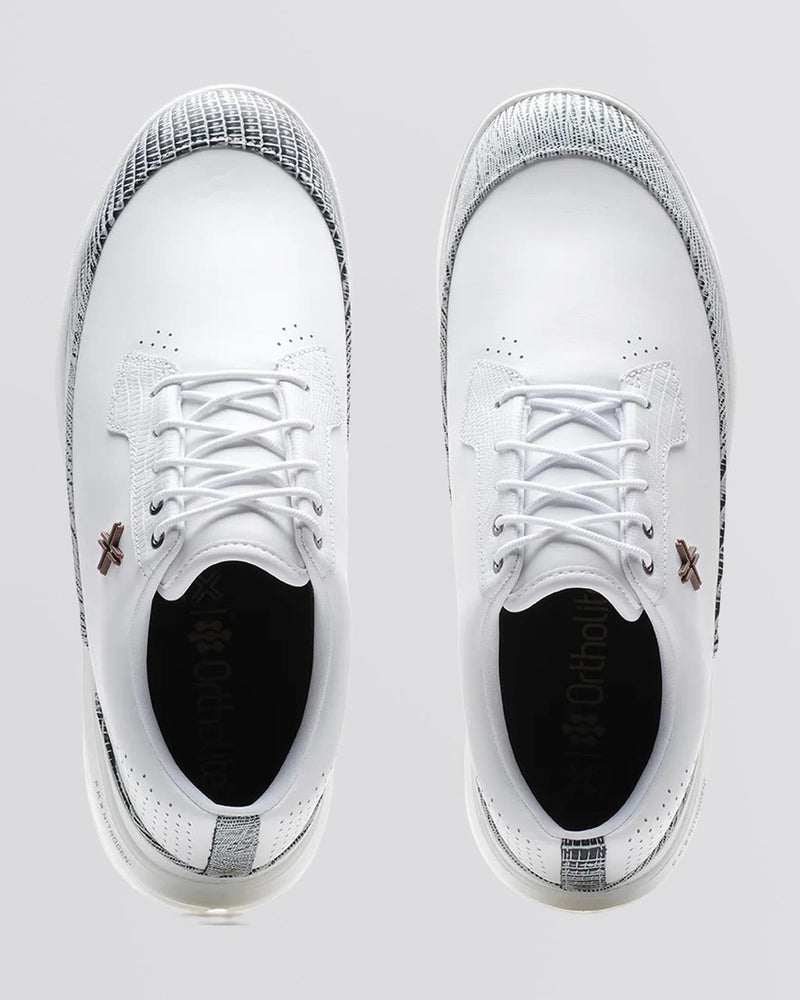 Moving Day SC RS Spiked Golf Shoes White/Black/Snake