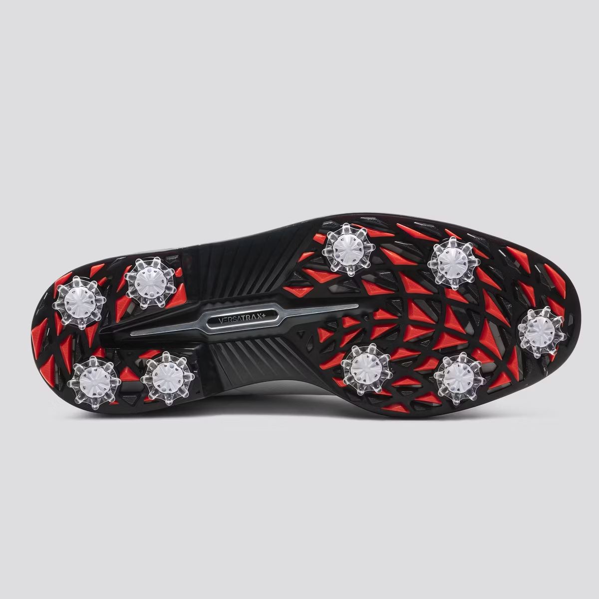 Premiere Series Field Golf Shoes Cleated Laced Golf Shoes White/Black/Red