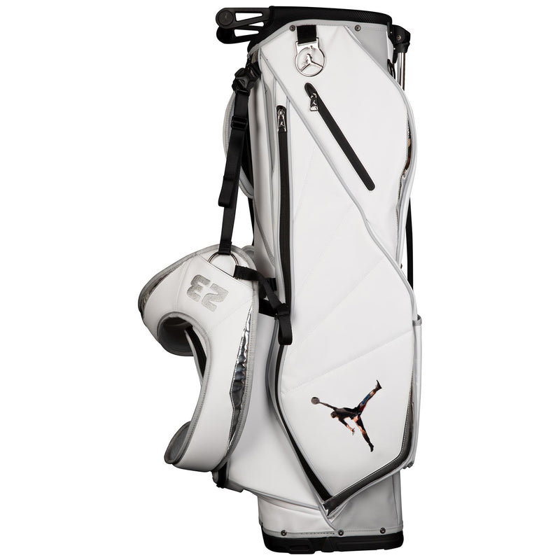 Jordan Fadeaway Chrome Golf Bag White/Wolf Gray/Metallic Silver