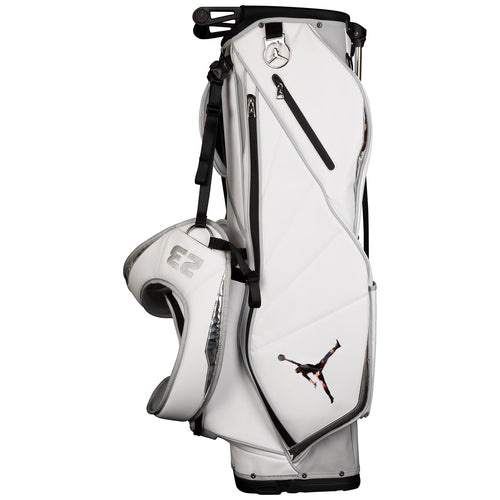 Jordan Fadeaway Mirror Golf Bag White/Wolf Gray/Metallic Silver - 2024