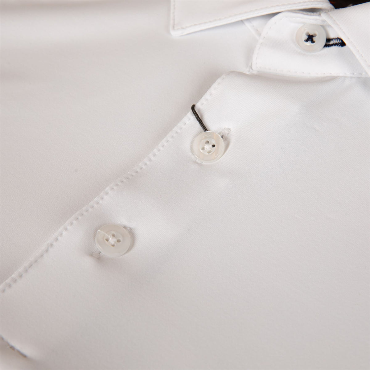 Soren LS Solid Polo White
