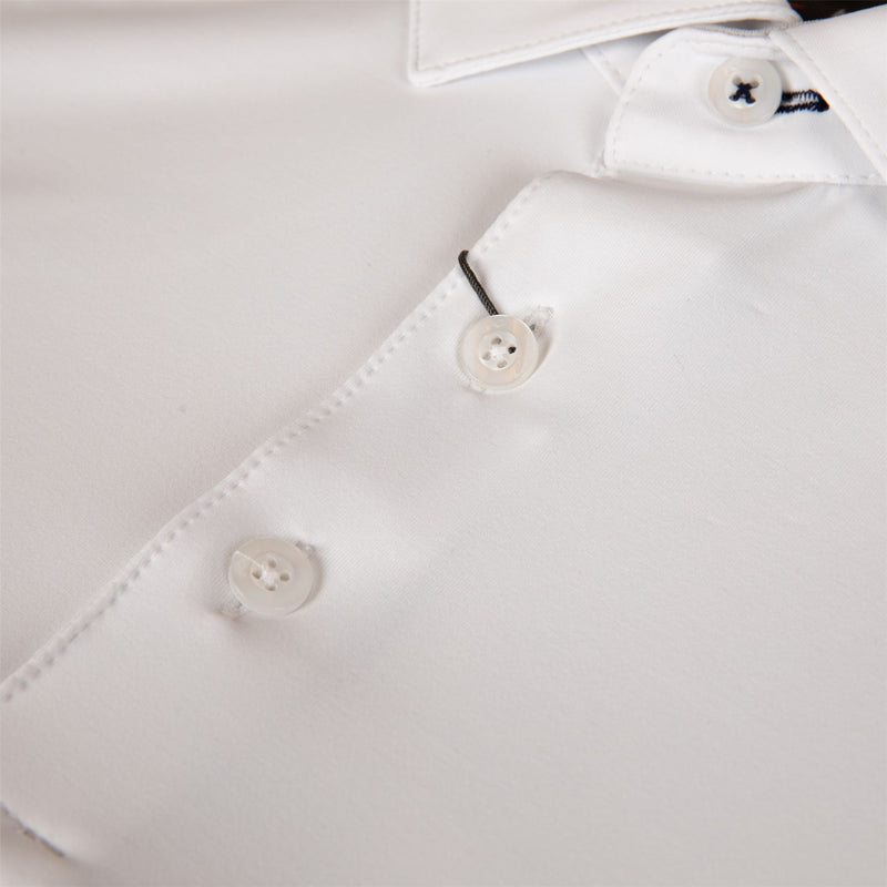Soren LS Solid Polo White