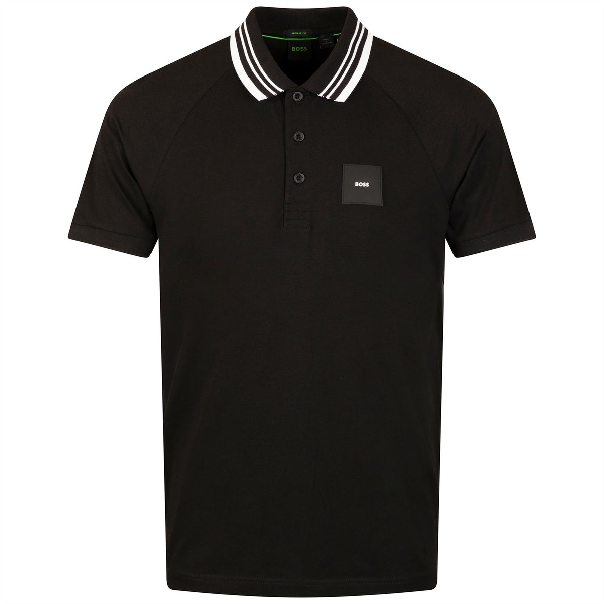 Paddy Rib Polo Black