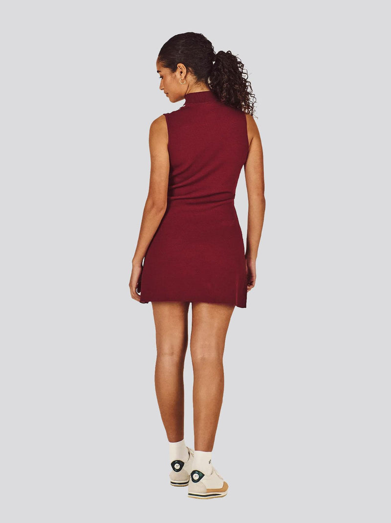 Womens Fernanda Dress Raspberry Truffle/Whisper White