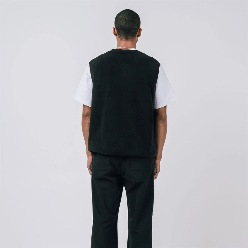 Ardens Polar Fleece Vest Black