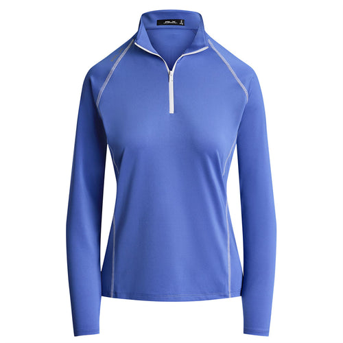 Womens RLX Stretch Jersey Quarter Zip Resort Blue - AW24