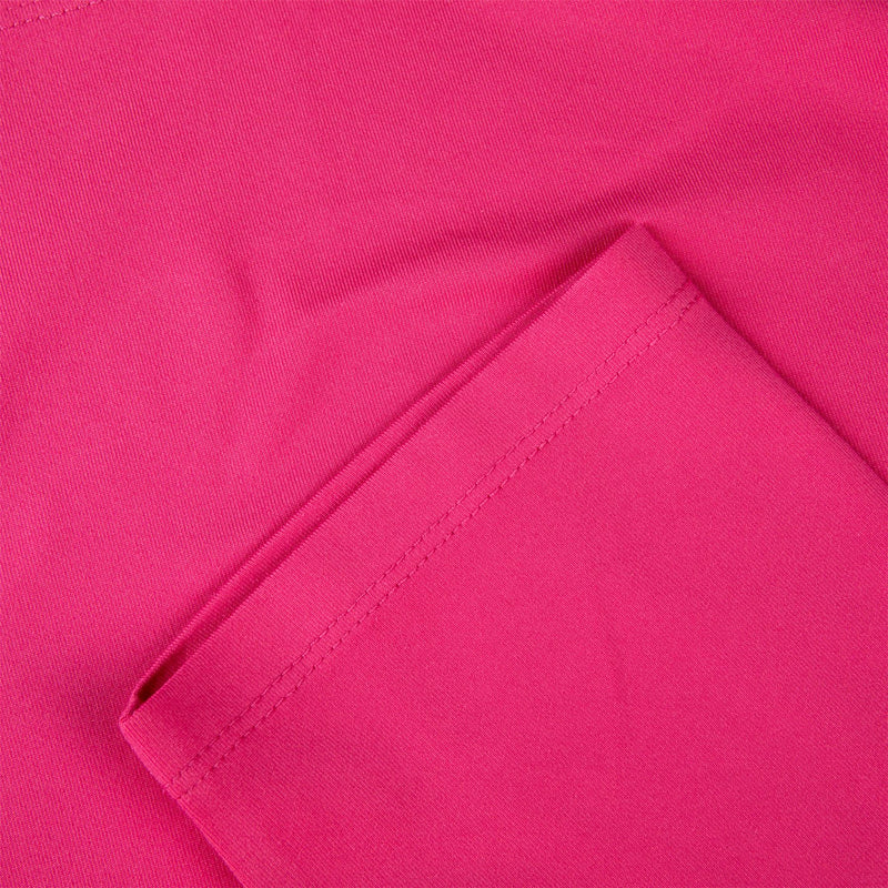 Womens Fabulous Elbow Polo Hot Pink