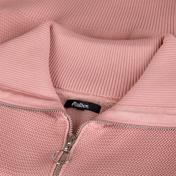 Malbon Golf Simona Zip Up Jacket Rose | TRENDYGOLF USA