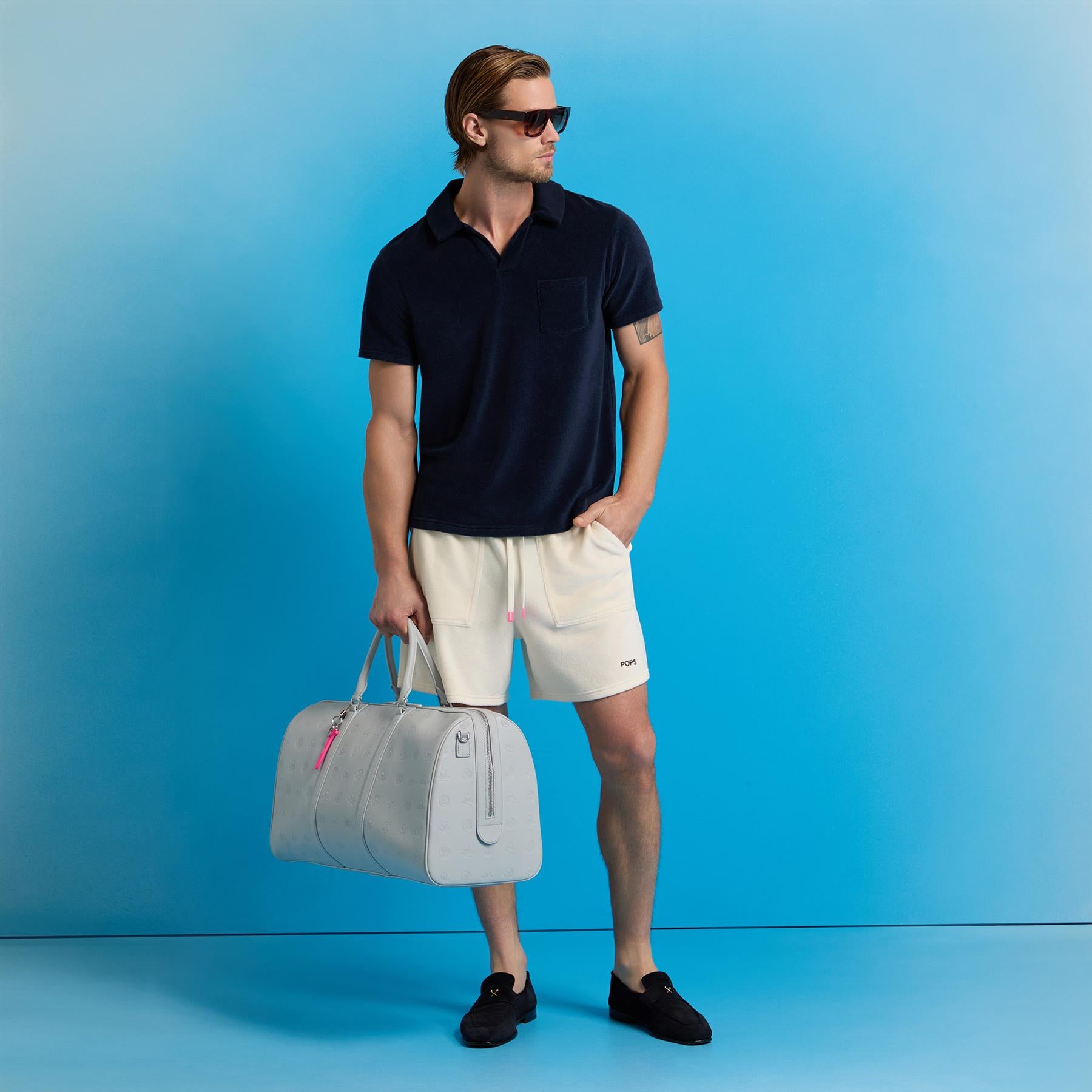 Limited Edition French Terry Lounge Short Chalk White