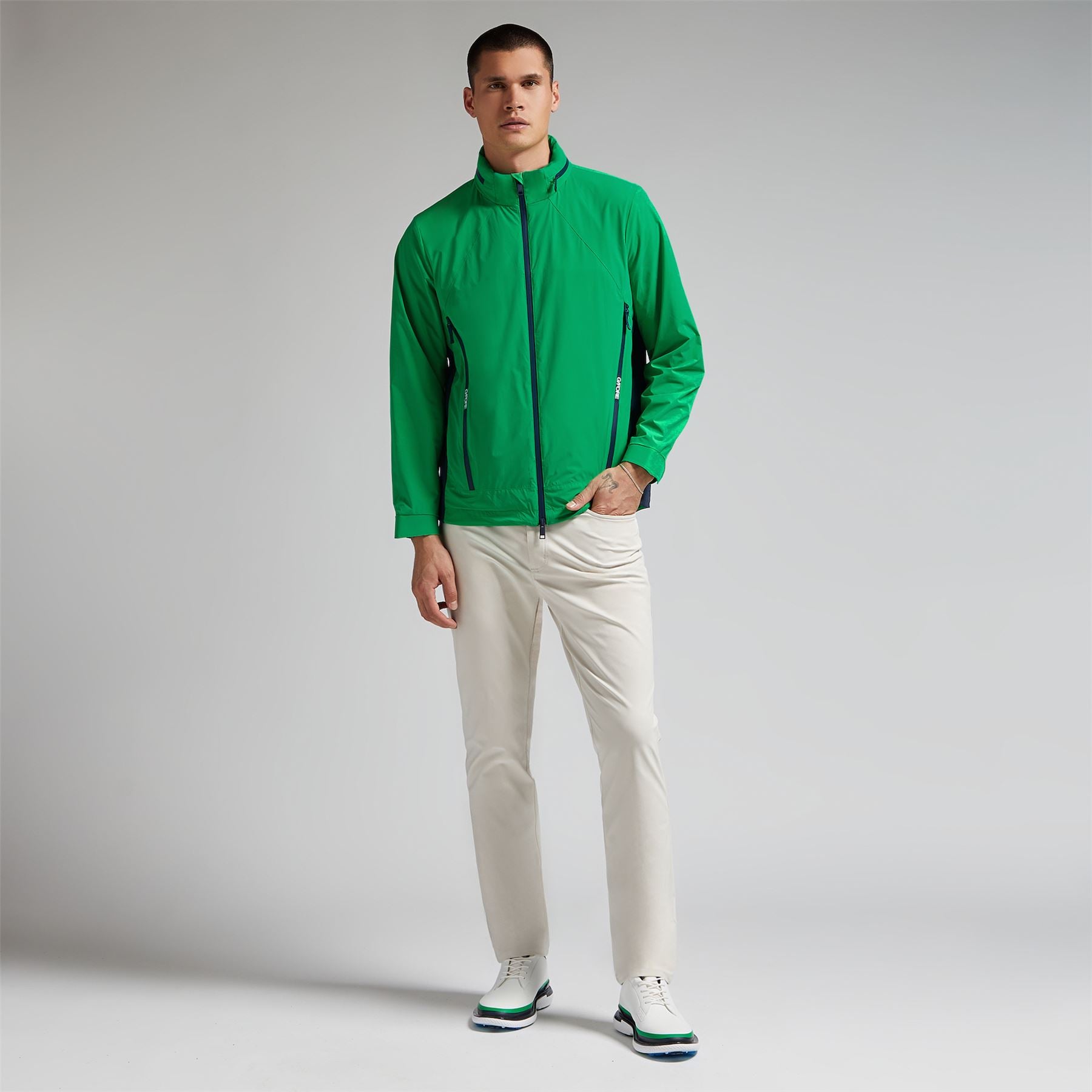 G/FORE Whisper Water Repellent Hooded Jacket Clover