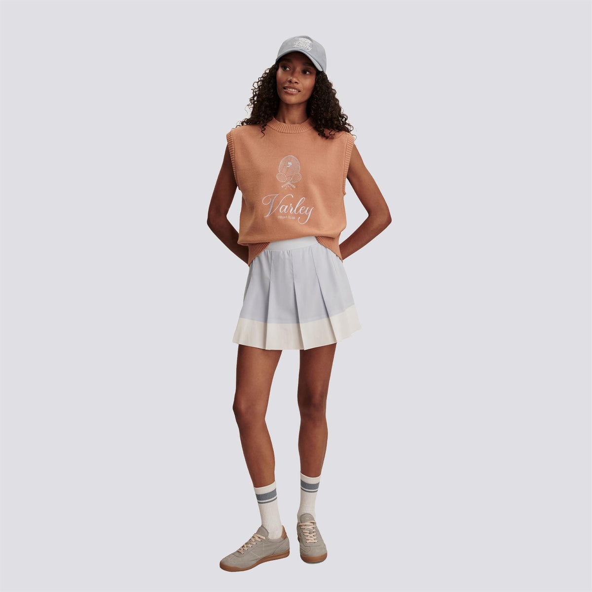 Womens Chase 14.5 Inch Mid Rise Skort Xenon Blue