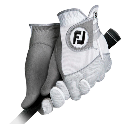 RainGrip (Pair) Regular Golf Gloves White