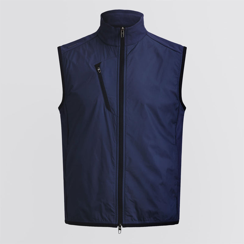 RLX Hybrid Full Zip Vest Refined Navy
