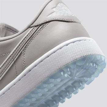 Jordan Golf Air Jordan 1 Low Spikeless Golf Shoe Medium Grey/White