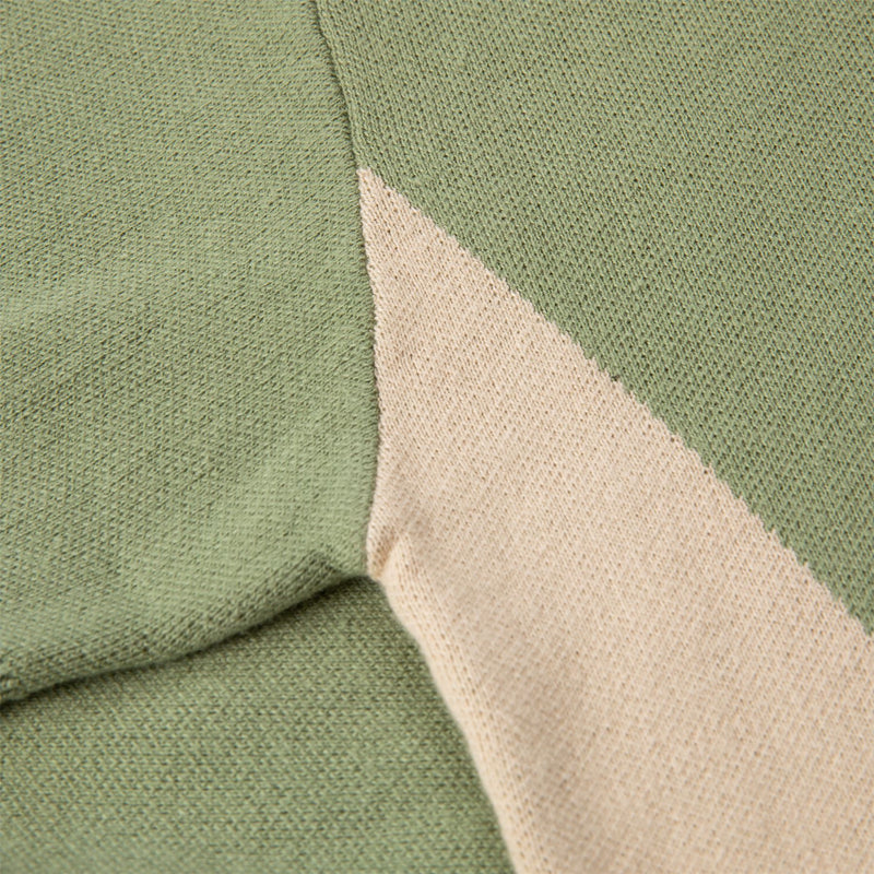 Newton SS Knit Polo Sweater Moss
