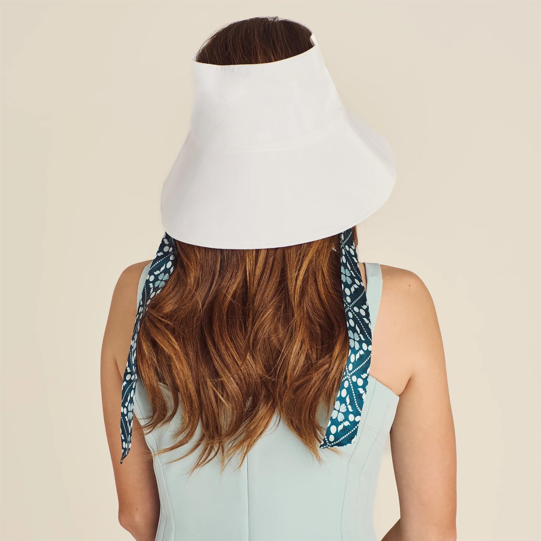 Malbon Golf Gia Open Top Bucket Hat White | TRENDYGOLF USA