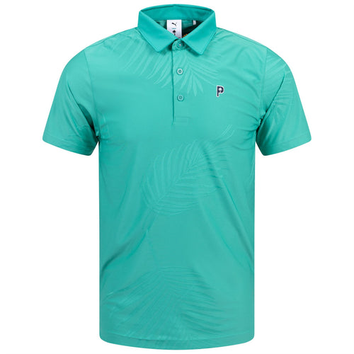 x PTC Jacquard Polo Sparkling Green