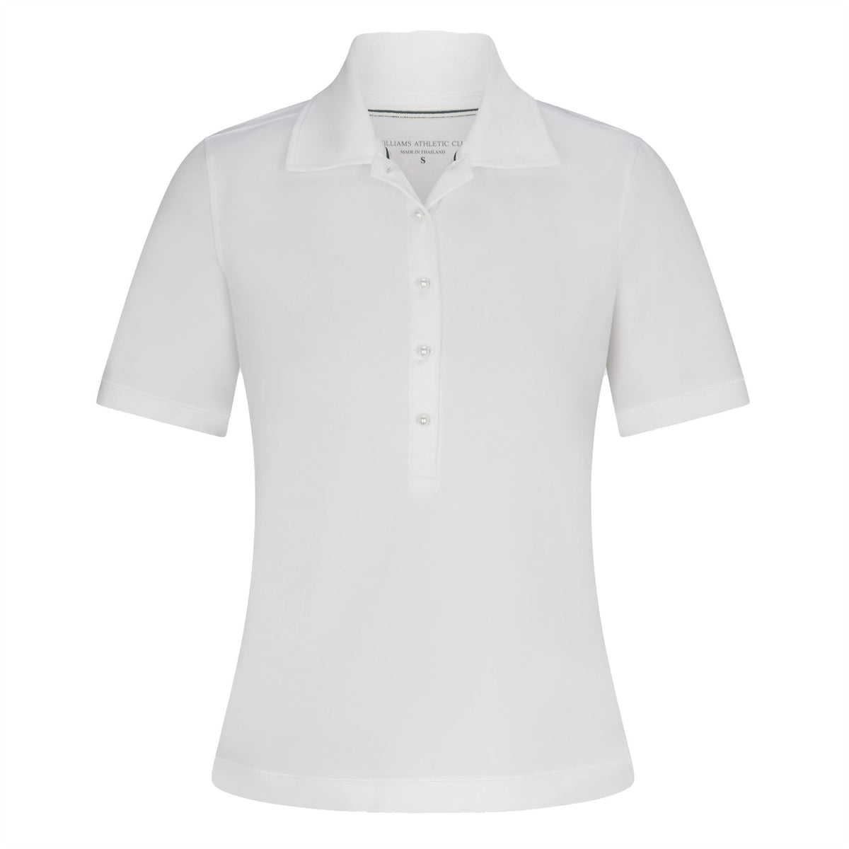 Womens Suki Polo Pearl White