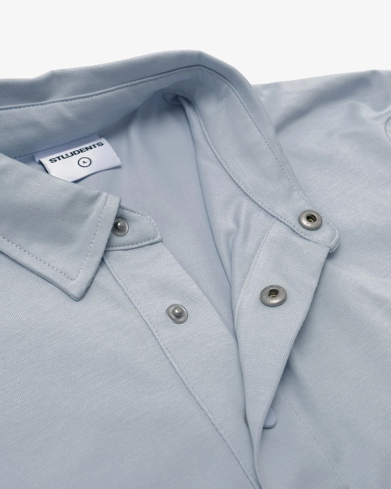Murray Double Sleeve Polo Chambray