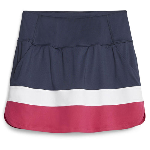 Womens Pwrmesh Colorblock Skirt Navy Blazer-Pinktastic - AW23