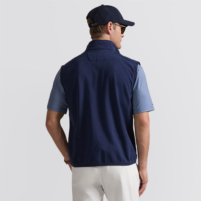 RLX Hybrid Full Zip Vest Refined Navy