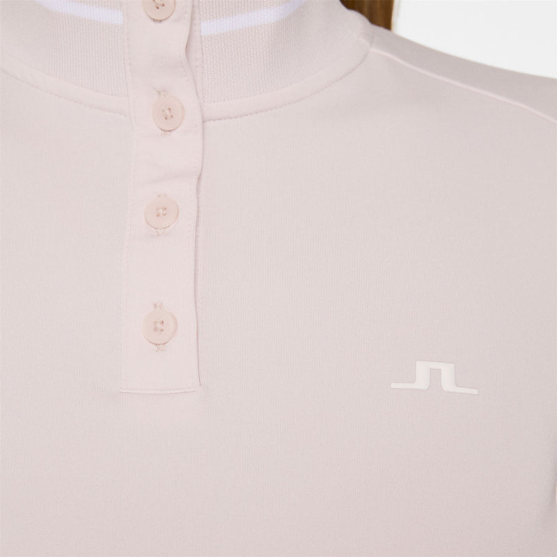 Womens Hertta LS Polo Gray Lilac