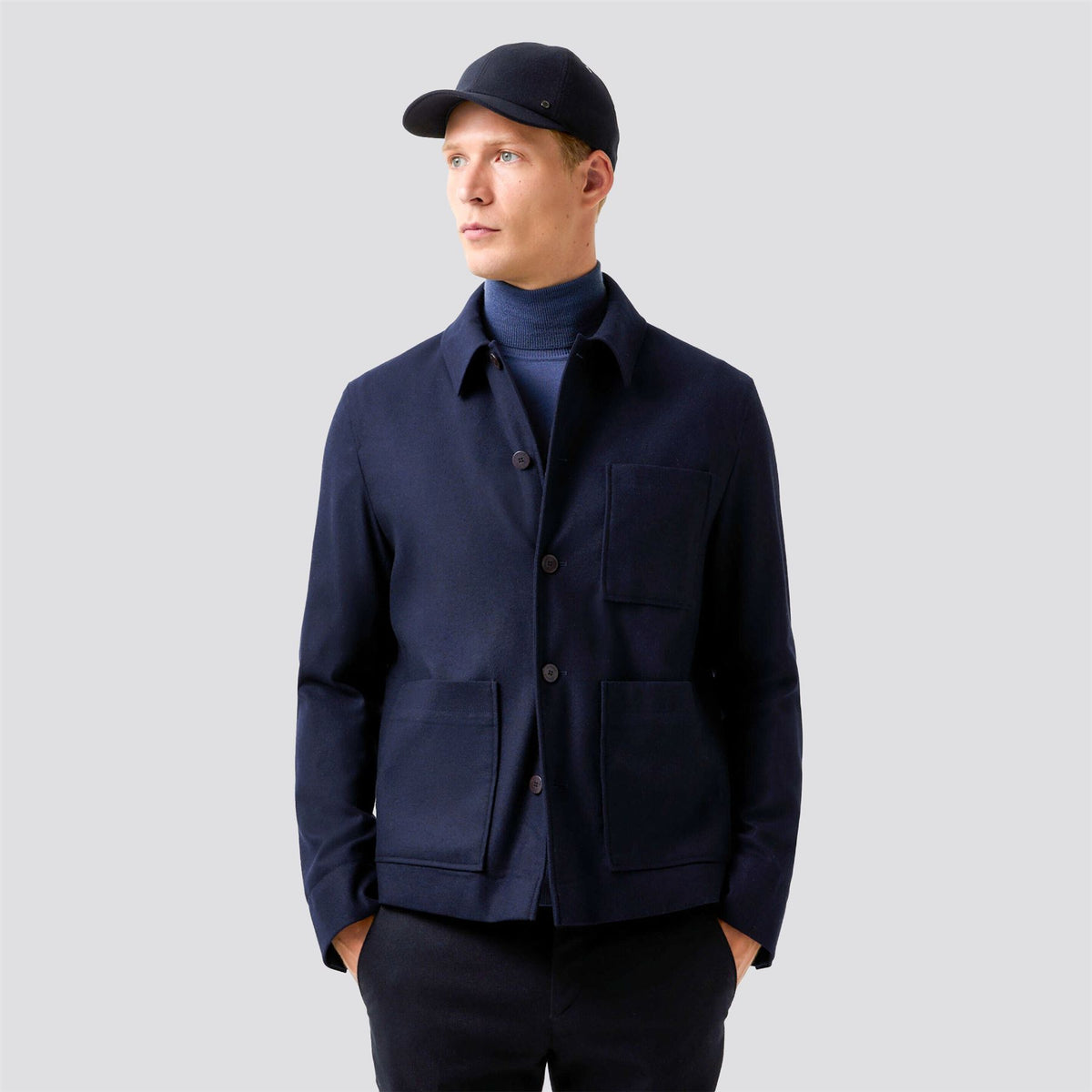Micro Indoor Jacket Navy