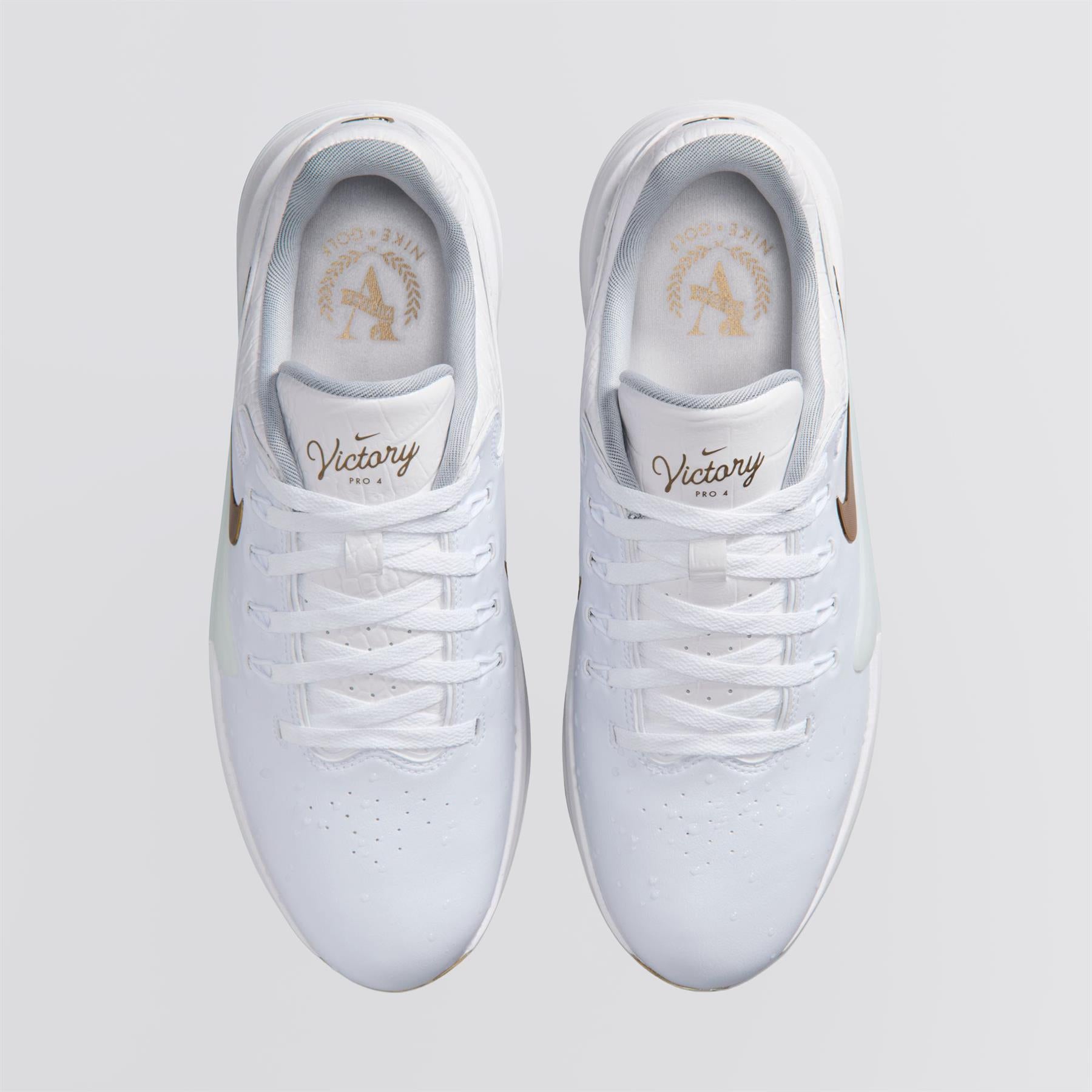 Nike Men's Victory Pro 4 NRG P26 Shoes White/Metallic Gold
