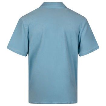 Tシャツ・カットソー Malbon Golf DRAGON BUCKET PIGMENT ROUND T-SHIRT SKY BLUE MAN □Malbon Golf□ DRAGON BUCKET PIGMENT ROUND T-SHIRT SKY BLUE