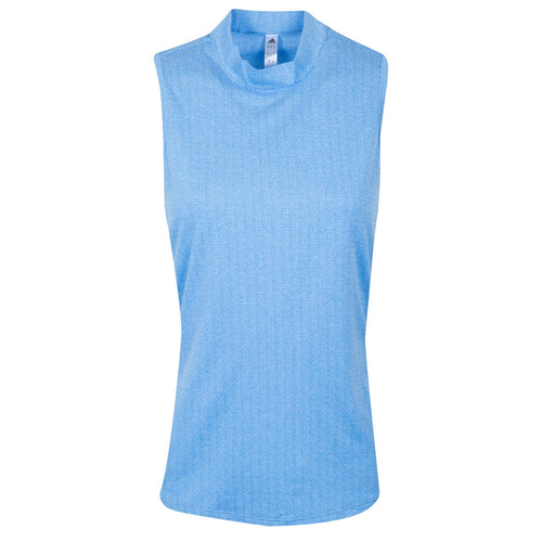 Womens Essential Sleeveless Polo Blue Rush/White - SS22