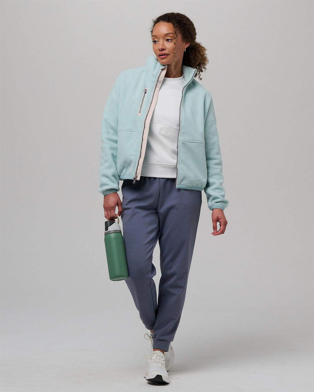 Womens Harlow Fleece Jacket Vapor
