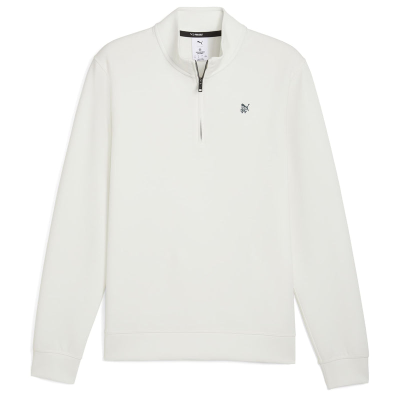 x RC Cloudspun Fleece Quarter Zip Warm White