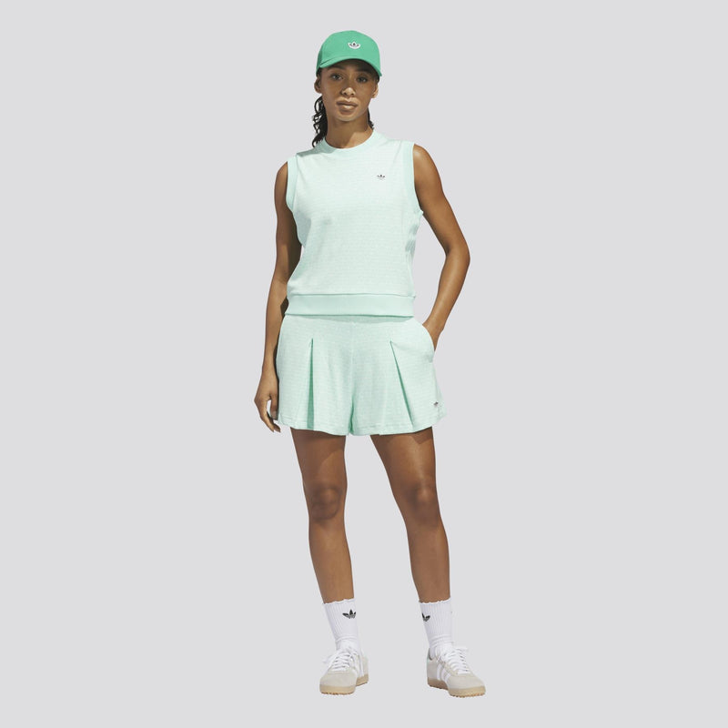 Womens Originals All Over Skort Clear Mint/Chalk White