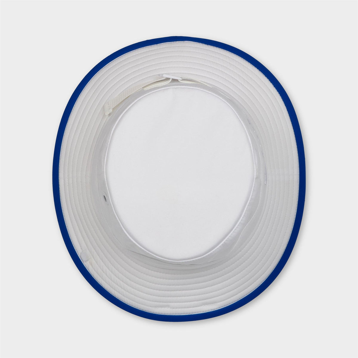 Tilley Wide Brim Bucket Hat White/Cobalt Blue