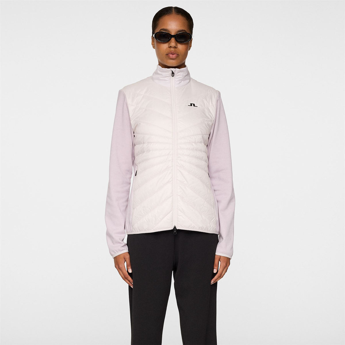 Womens Gemma Hybrid Jacket Gray Lilac