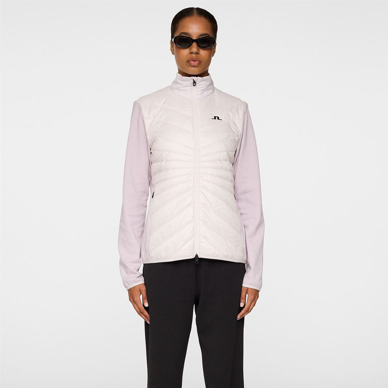 Womens Gemma Hybrid Jacket Gray Lilac