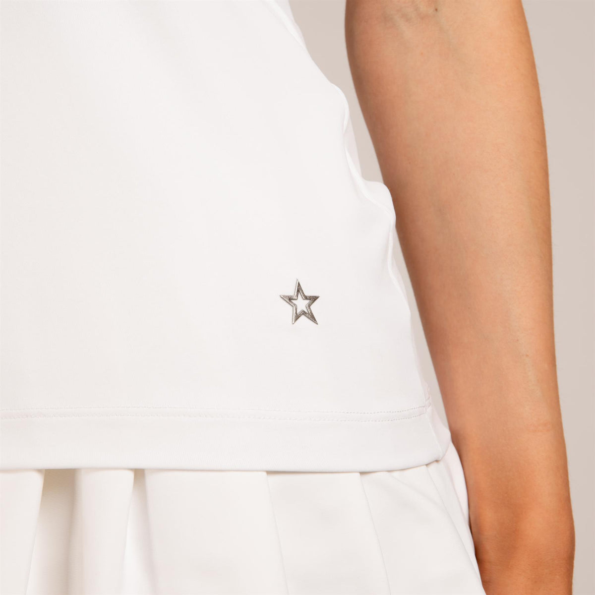 Womens The Maya Polo White