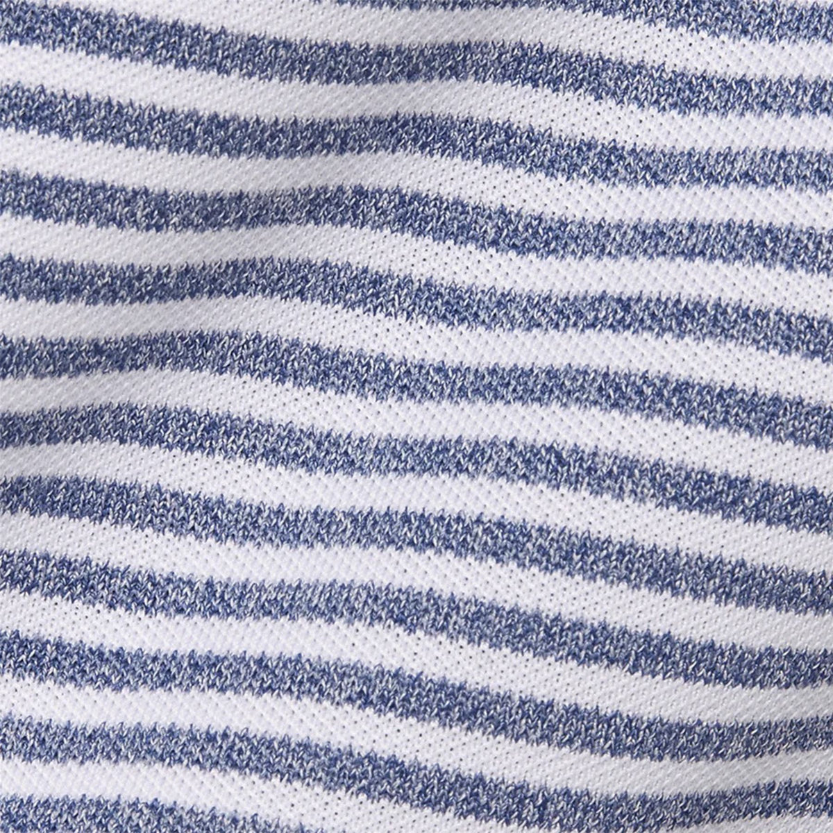 The Maxwell Polo Heathered Andover/White