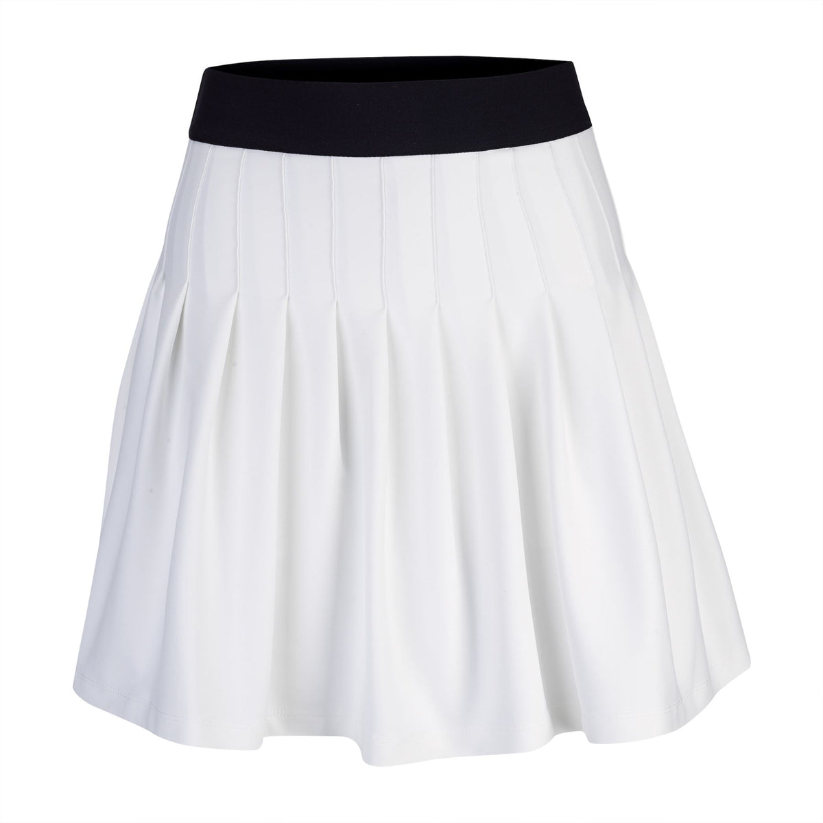 Womens The 5 Star Loosely Pleated Skort White