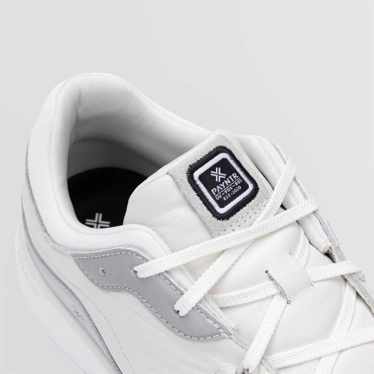 X Sport Classic LE Spikeless Golf Shoes White/Black/Metallic Silver